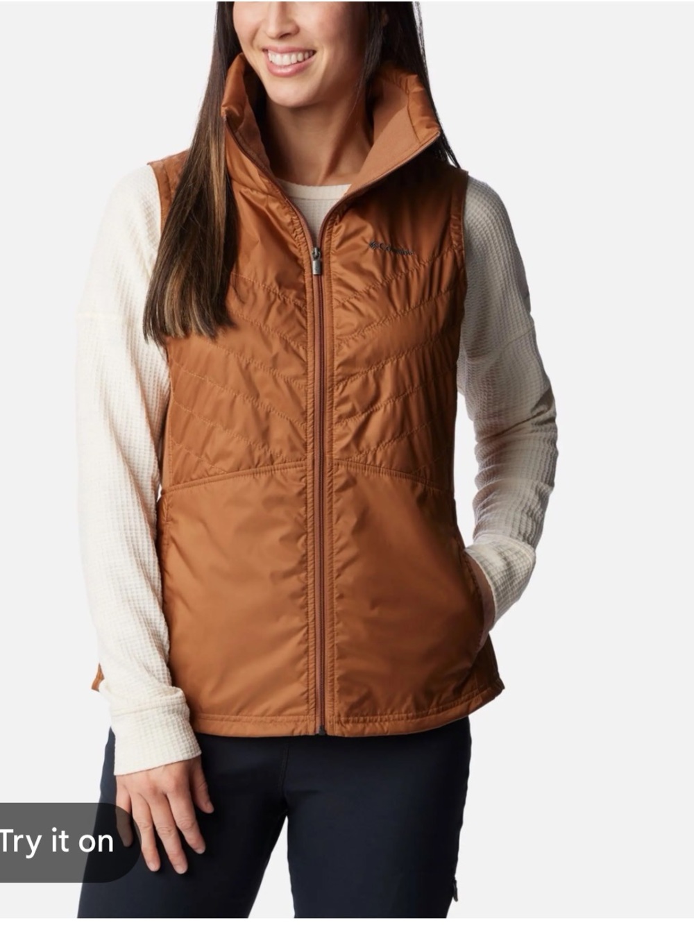 Columbia Women's Insulated Tan Mix-It-Around Vest